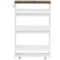 4 Tier Rolling Storage Trolley w/ Convenient Handle & Large Space