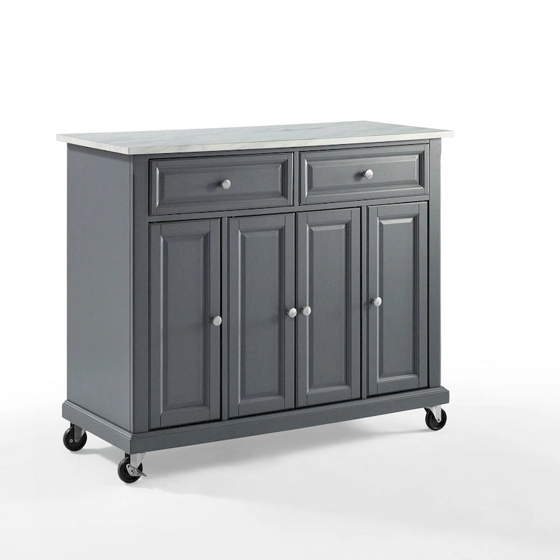 Traditional Kitchen Cart Island - 42.13W x 18D x 36H
