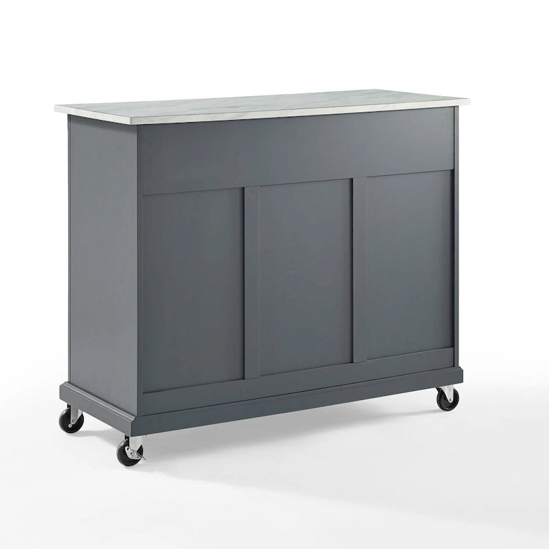 Traditional Kitchen Cart Island - 42.13W x 18D x 36H