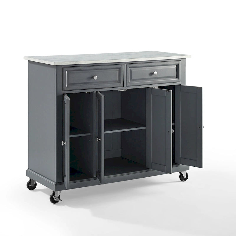 Traditional Kitchen Cart Island - 42.13W x 18D x 36H