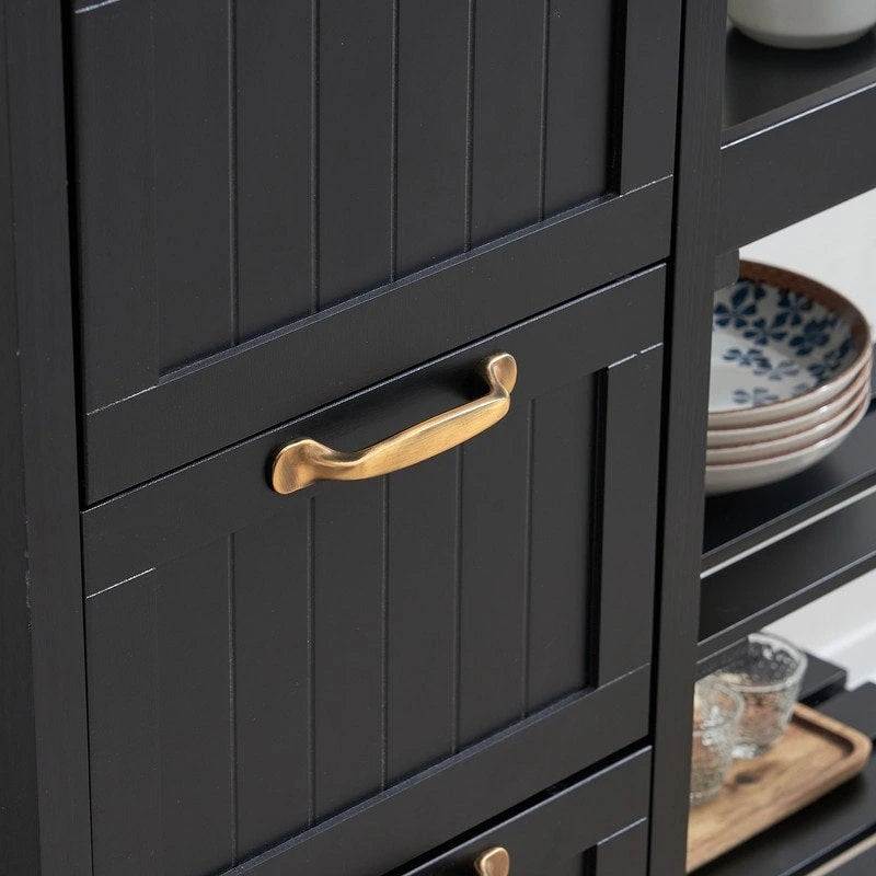 Three Drawers Three Layers Dining Cart Kitchen Cart