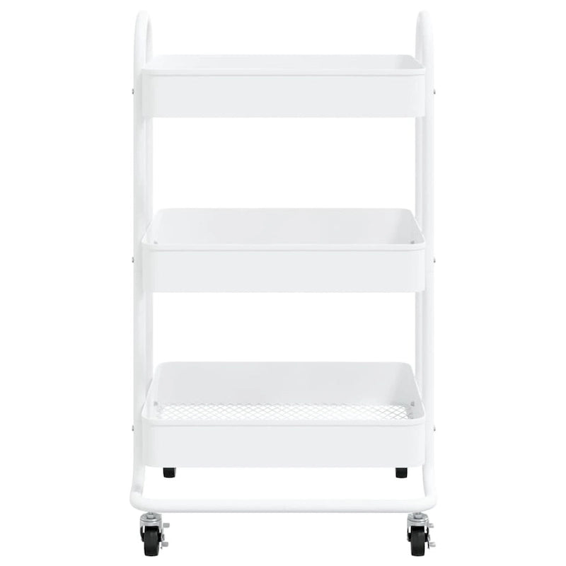3-Tier Kitchen Trolley Storage Utility Cart - 16.9 x 13.4 x 31.1