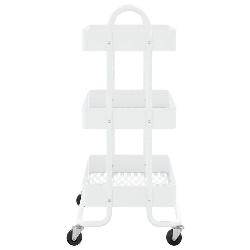 3-Tier Kitchen Trolley Storage Utility Cart - 16.9 x 13.4 x 31.1