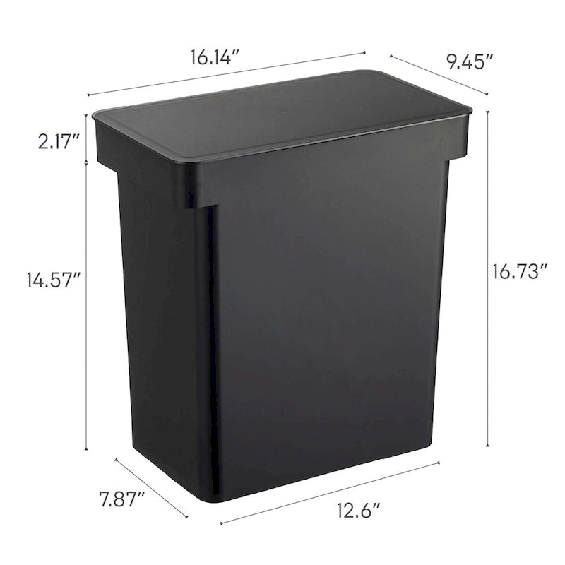 Rolling Airtight Pet Food Container (25 lbs.), Polypropylene, Extra Large, 6.6 gallons
