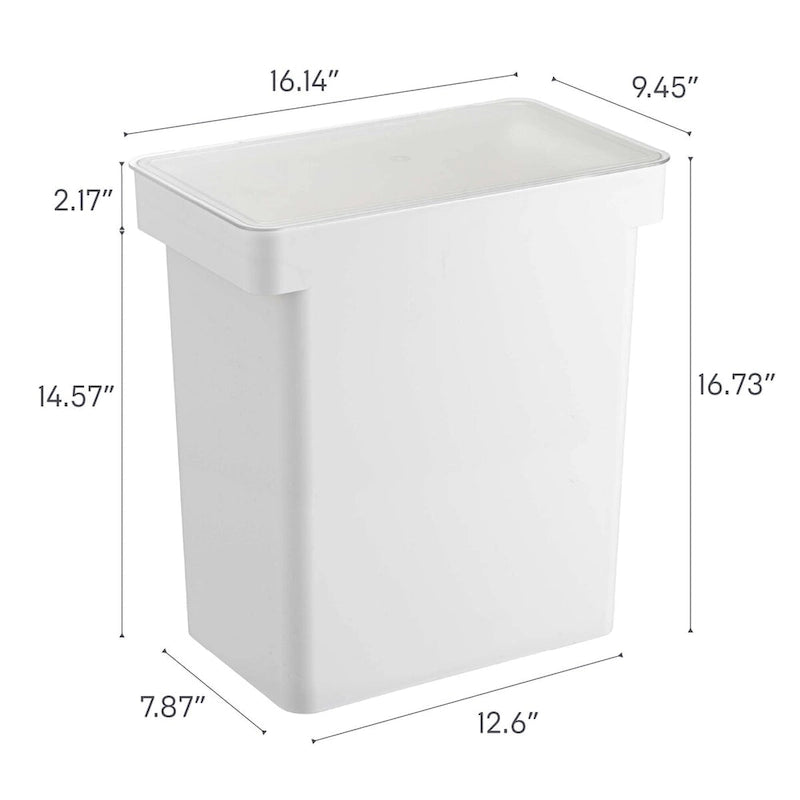 Rolling Airtight Pet Food Container (25 lbs.), Polypropylene, Extra Large, 6.6 gallons