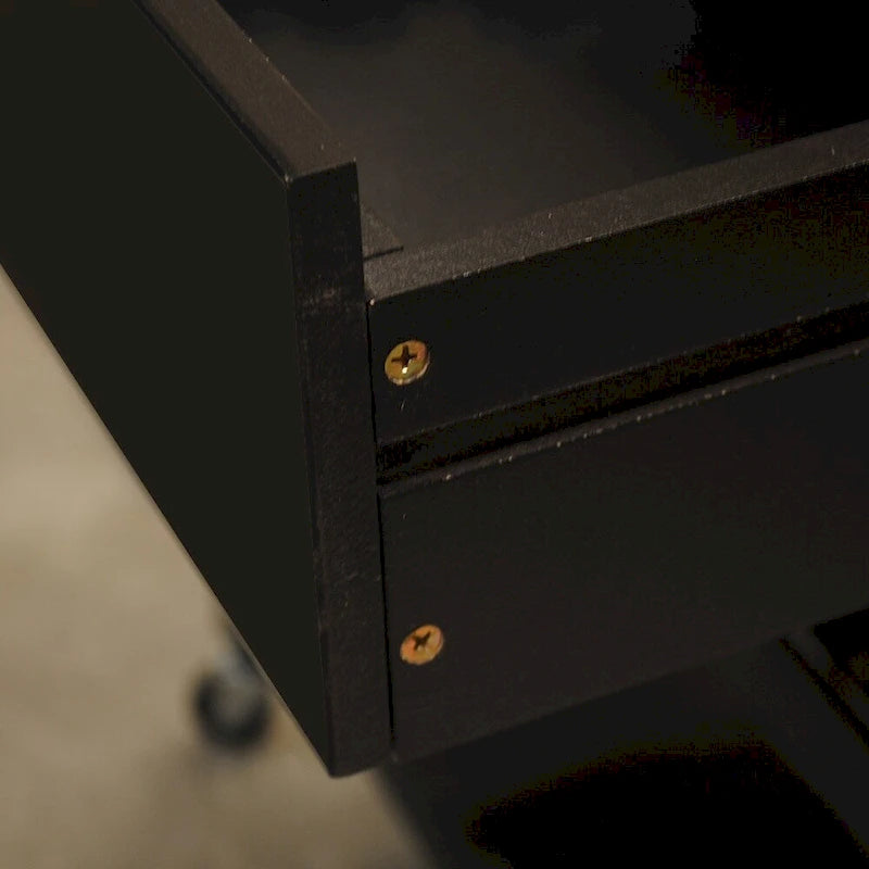Kitchen Cart with Two Lockable Wheels