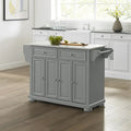 Crosley Alexandria Granite Top Kitchen Island - 18d x 51.5w x 36h
