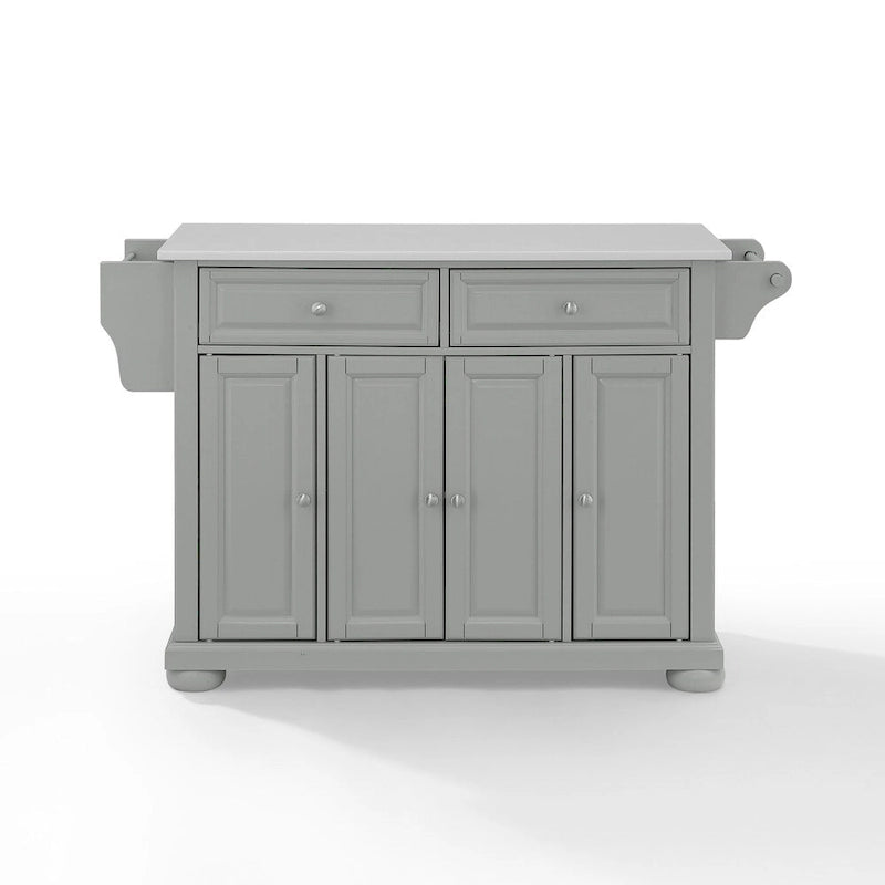 Granite Top Kitchen Island - 18D x 51.5W x 36H