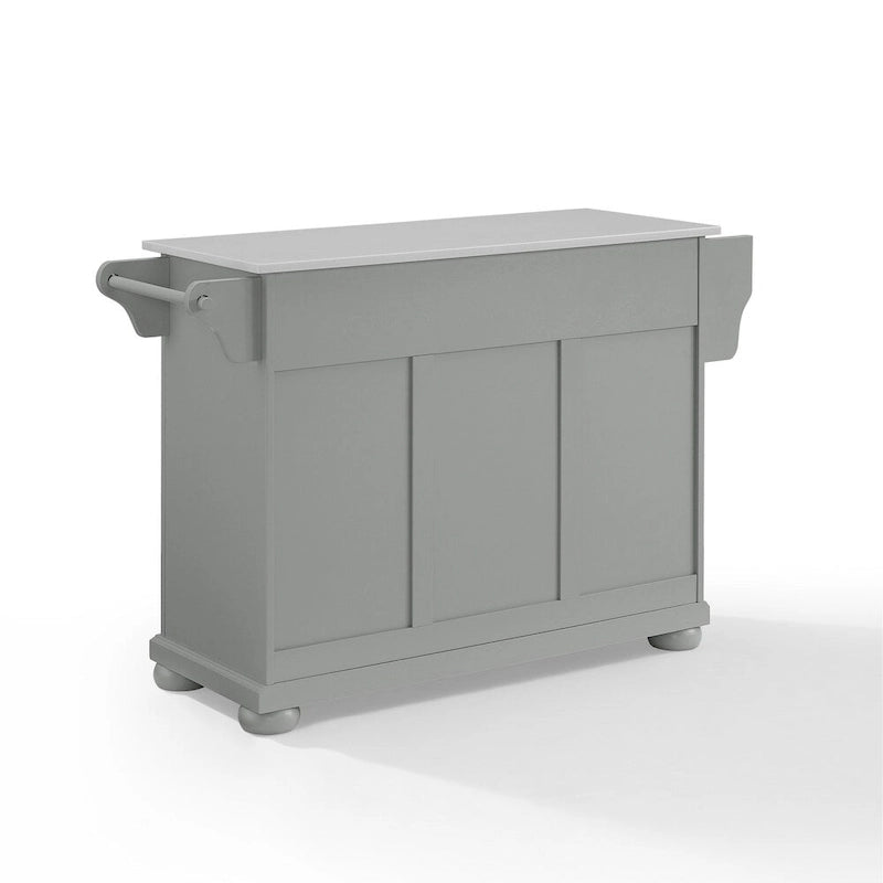 Granite Top Kitchen Island - 18D x 51.5W x 36H