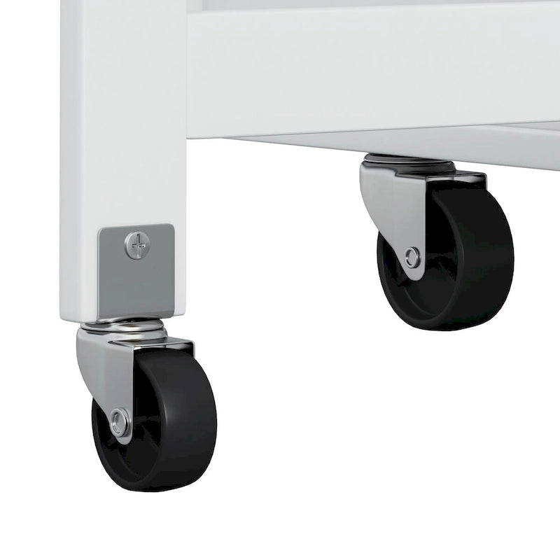 Multi-Functional Kitchen Island Cart with Spice Rack, Towel Holder, Wine Rack, and Foldable Rubberwood Table Top