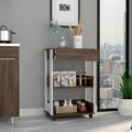 2-Tier Shelf and Drawer Kitchen Cart