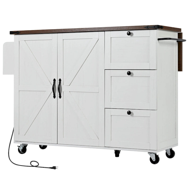 Rolling Kitchen Cart on Wheels,for Home,Kitchen and Dining Room