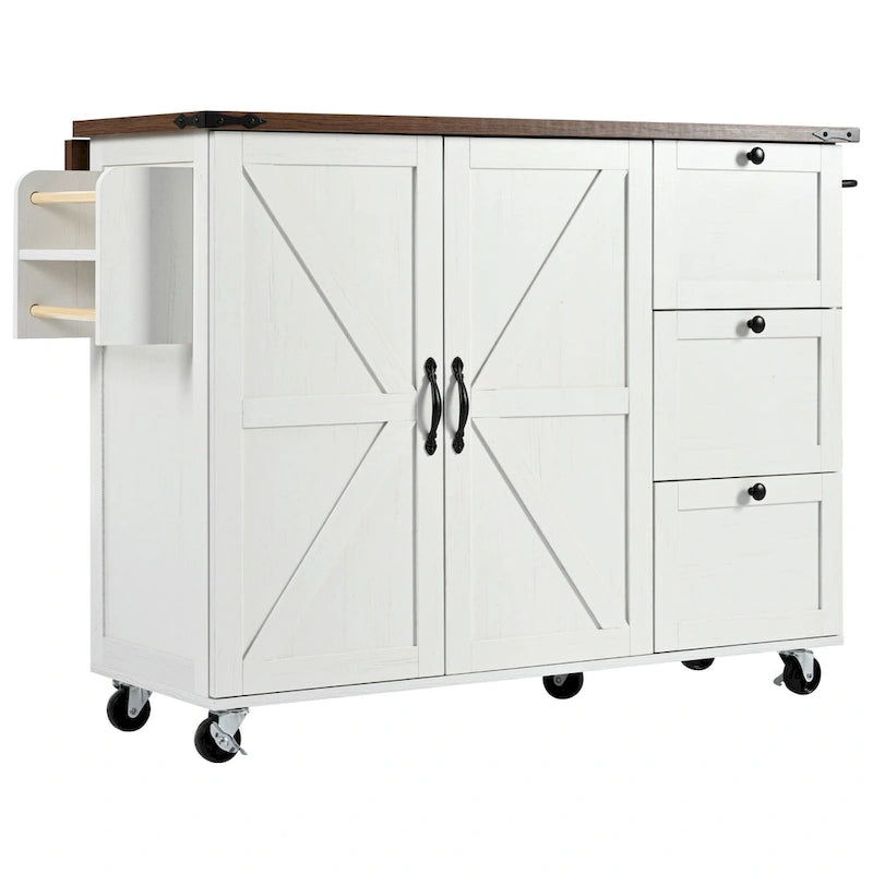 Rolling Kitchen Cart on Wheels,for Home,Kitchen and Dining Room