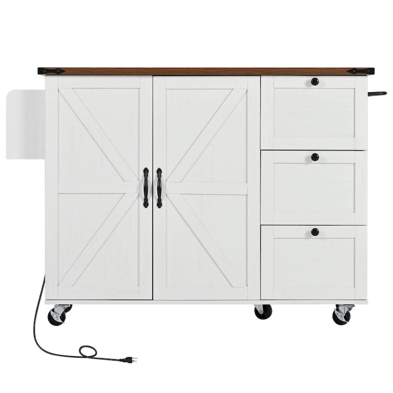 Rolling Kitchen Cart on Wheels,for Home,Kitchen and Dining Room