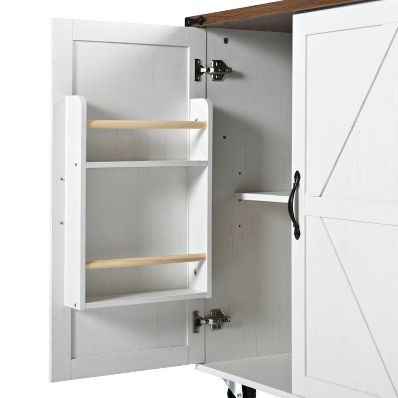 Rolling Kitchen Cart on Wheels,for Home,Kitchen and Dining Room