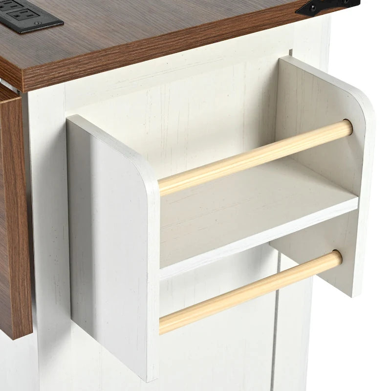 Rolling Kitchen Cart on Wheels,for Home,Kitchen and Dining Room