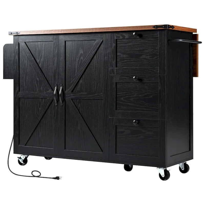 Rolling Kitchen Cart on Wheels,for Home,Kitchen and Dining Room